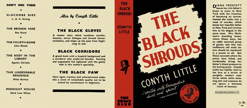 Item #29276 Black Shrouds, The. Conyth Little