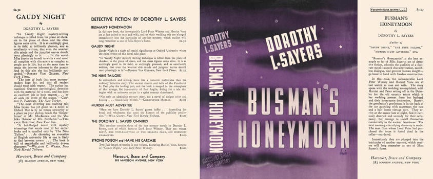 Item #2929 Busman's Honeymoon. Dorothy L. Sayers