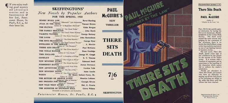 Item #29315 There Sits Death. Paul McGuire.