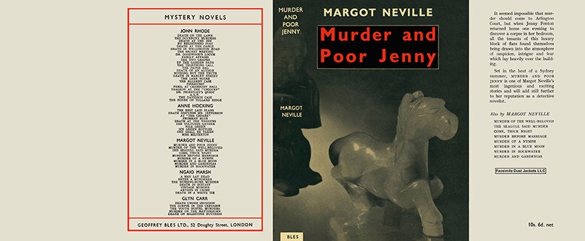Item #29342 Murder and Poor Jenny. Margot Neville.