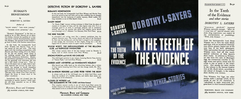 Item #2936 In the Teeth of the Evidence and Other Stories. Dorothy L. Sayers