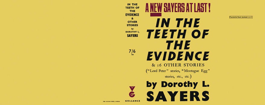 Item #2937 In the Teeth of the Evidence and Sixteen Other Stories. Dorothy L. Sayers