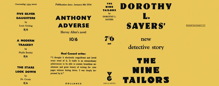 Item #2941 Nine Tailors, The. Dorothy L. Sayers.