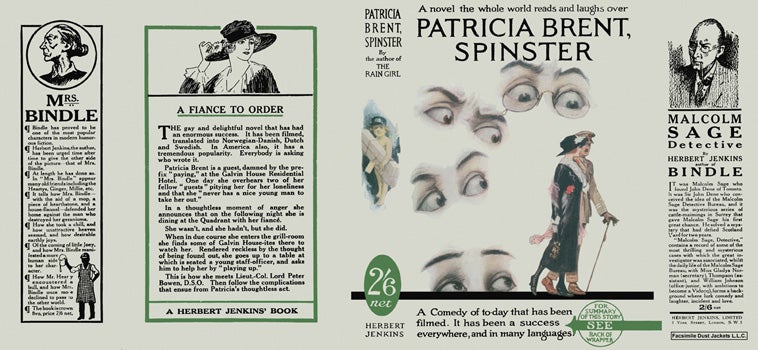 Item #29447 Patricia Brent, Spinster. Herbert Jenkins.