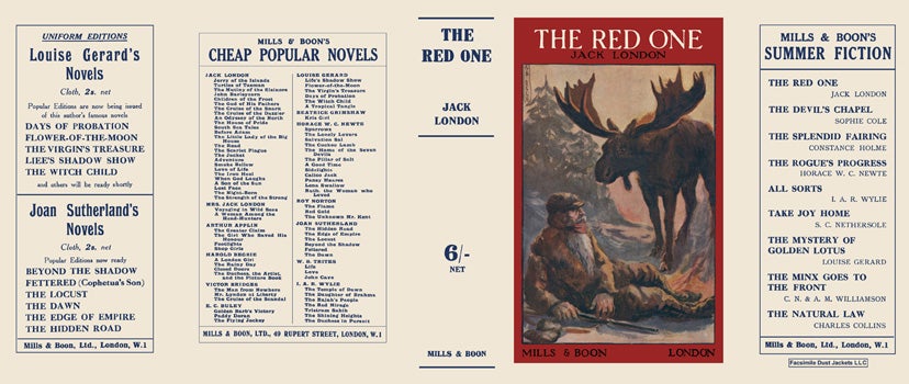 Item #29452 Red One, The. Jack London.