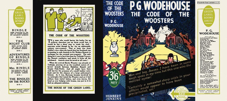Item #29482 Code of the Woosters, The. P. G. Wodehouse