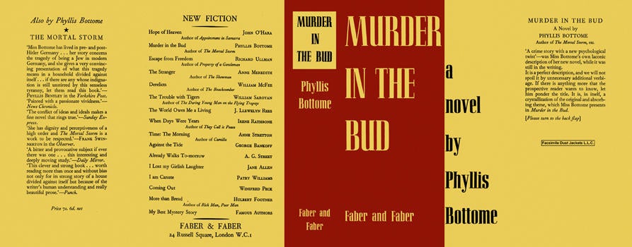 Item #295 Murder in the Bud. Phyllis Bottome.