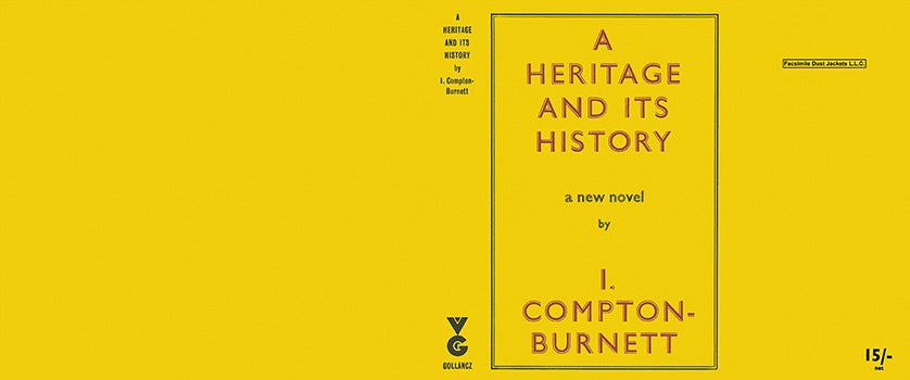 Item #29618 Heritage and Its History, A. Ivy Compton-Burnett.