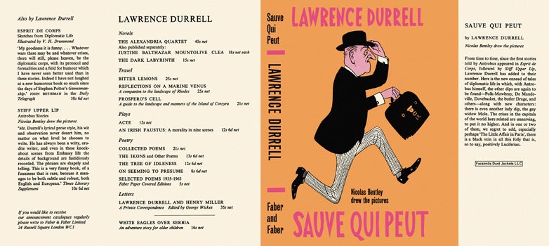 Item #29660 Sauve Qui Peut. Lawrence Durrell.