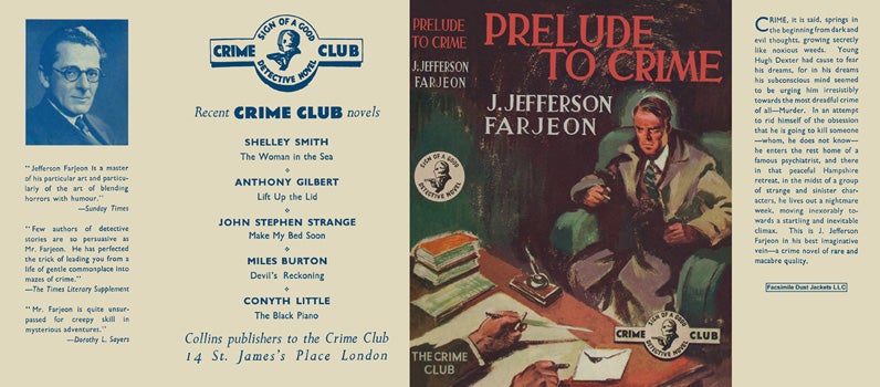 Item #29667 Prelude to Crime. J. Jefferson Farjeon