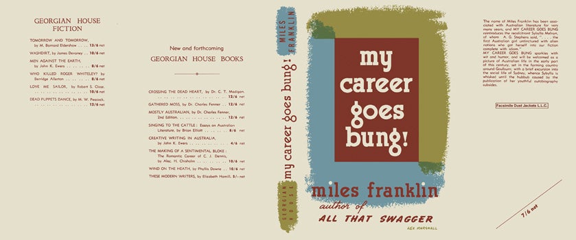 Item #29679 My Career Goes Bung! Miles Franklin