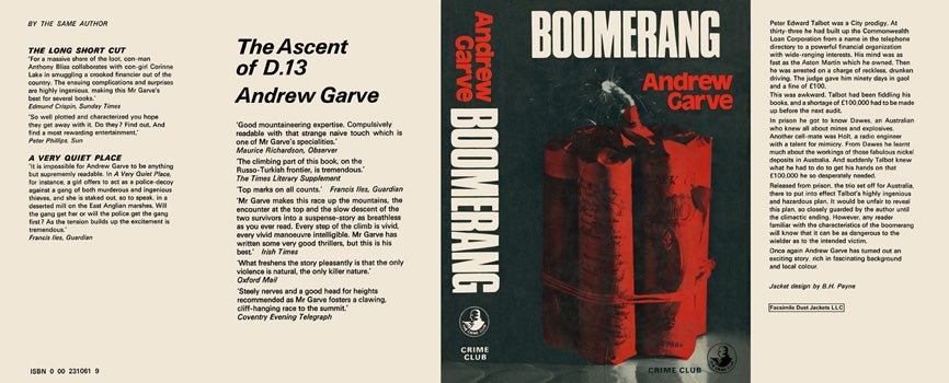 Item #29686 Boomerang. Andrew Garve