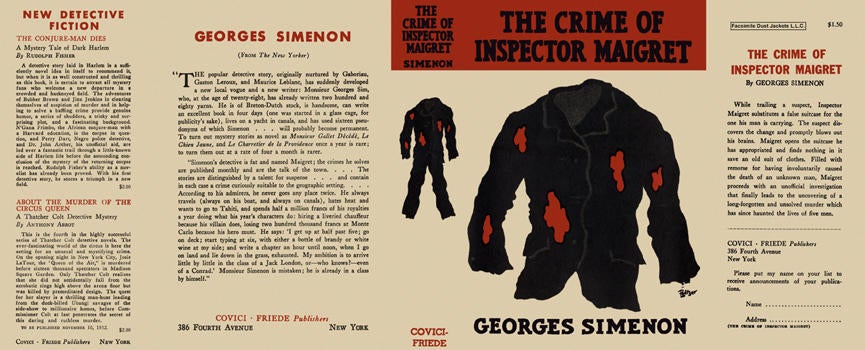 Item #2970 Crime of Inspector Maigret, The. Georges Simenon