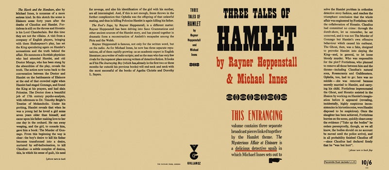 Item #29720 Three Tales of Hamlet. Rayner Heppenstall, Michael Innes.