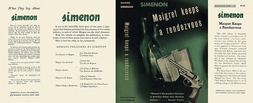 Item #2974 Maigret Keeps a Rendezvous. Georges Simenon.