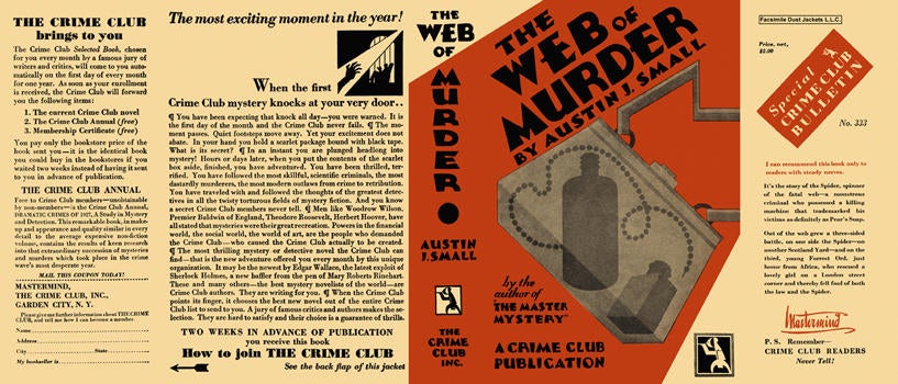 Item #2985 Web of Murder, The. Austin J. Small