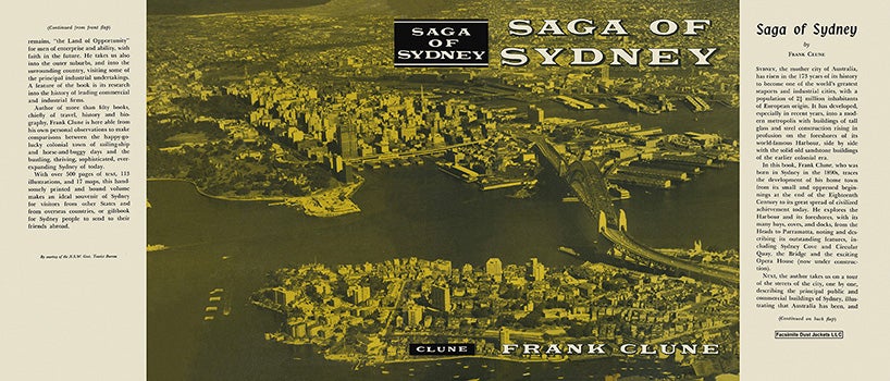 Item #29910 Saga of Sydney. Frank Clune
