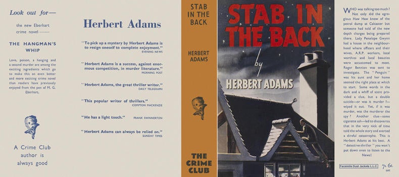 Item #30 Stab in the Back. Herbert Adams.