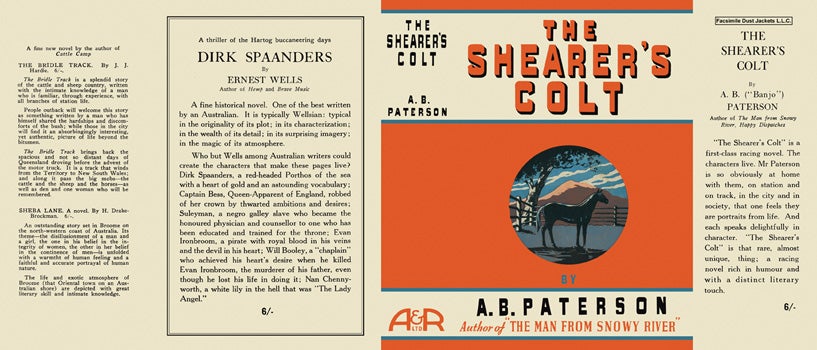 Item #30048 Shearer's Colt, The. A. B. Paterson.