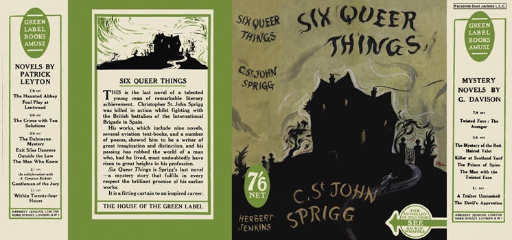 Item #3011 Six Queer Things. C. St. John Sprigg