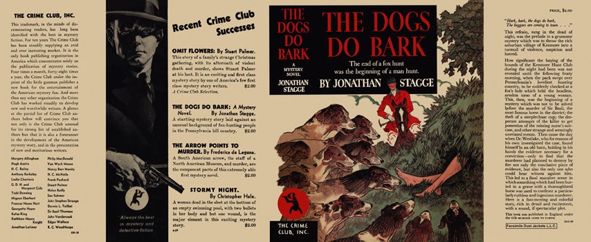 Item #3013 Dogs Do Bark, The. Jonathan Stagge