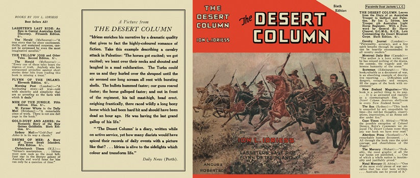 Item #30138 Desert Column, The. Ion L. Idriess