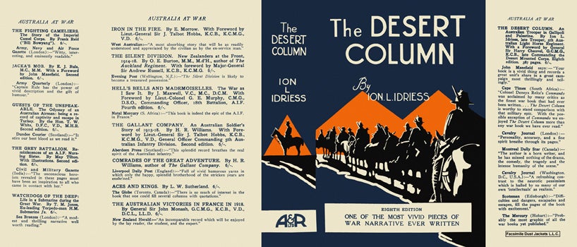 Item #30139 Desert Column, The. Ion L. Idriess