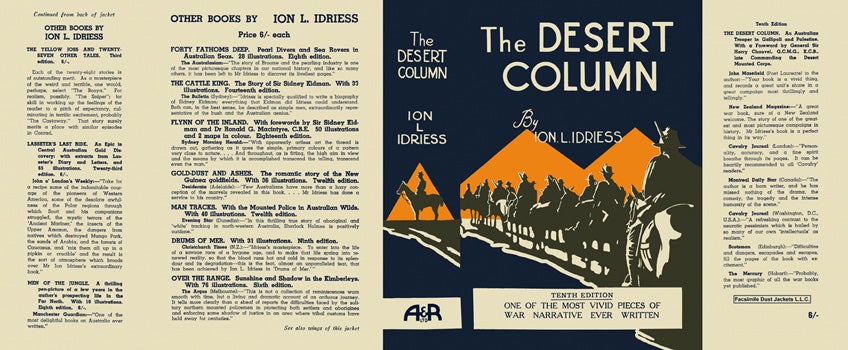 Item #30140 Desert Column, The. Ion L. Idriess