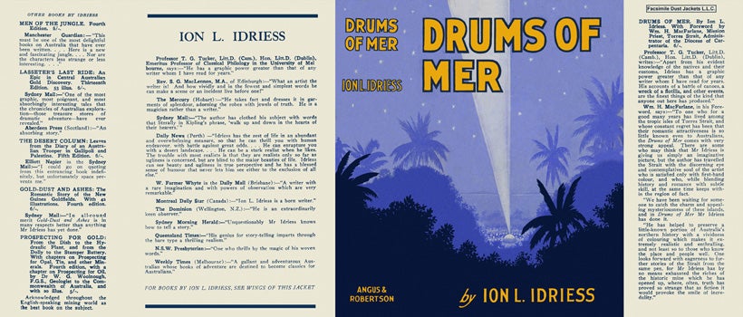 Item #30142 Drums of Mer. Ion L. Idriess.