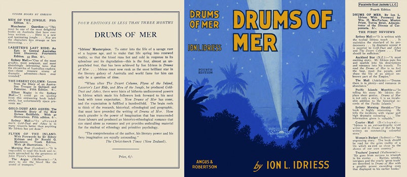 Item #30143 Drums of Mer. Ion L. Idriess.