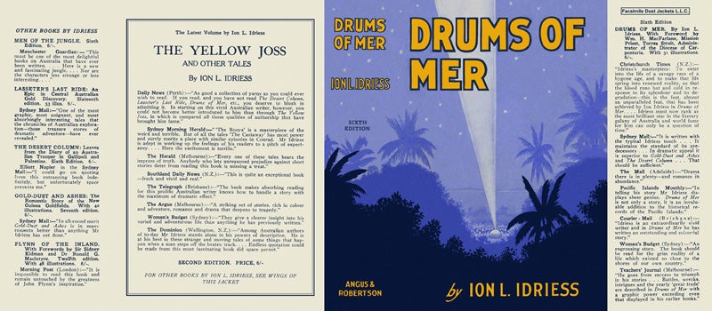 Item #30144 Drums of Mer. Ion L. Idriess