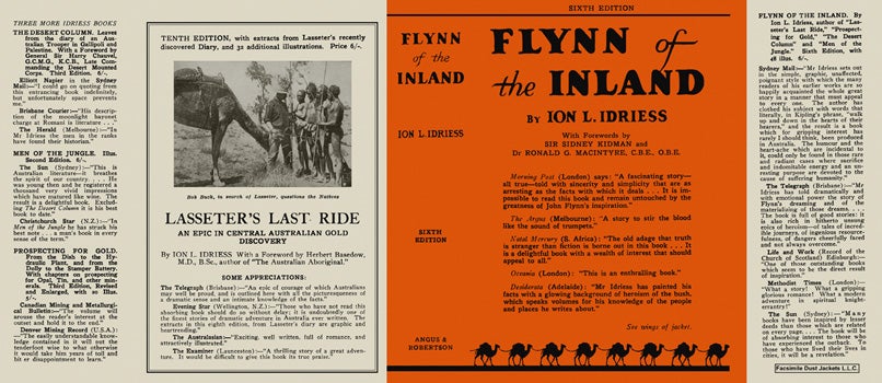 Item #30147 Flynn of the Inland. Ion L. Idriess.