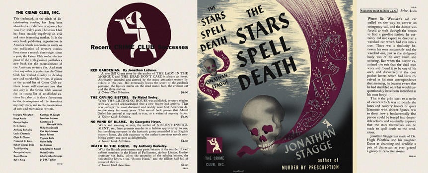 Item #3015 Stars Spell Death, The. Jonathan Stagge