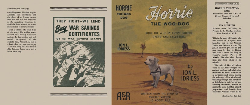 Item #30156 Horrie the Wog Dog. Ion L. Idriess