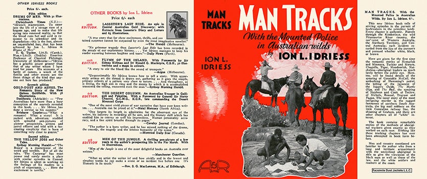 Item #30168 Man Tracks. Ion L. Idriess