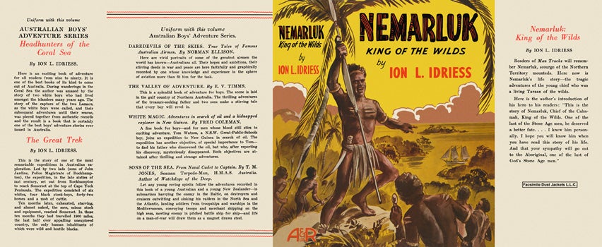 Item #30177 Nemarluk, King of the Wilds. Ion L. Idriess.