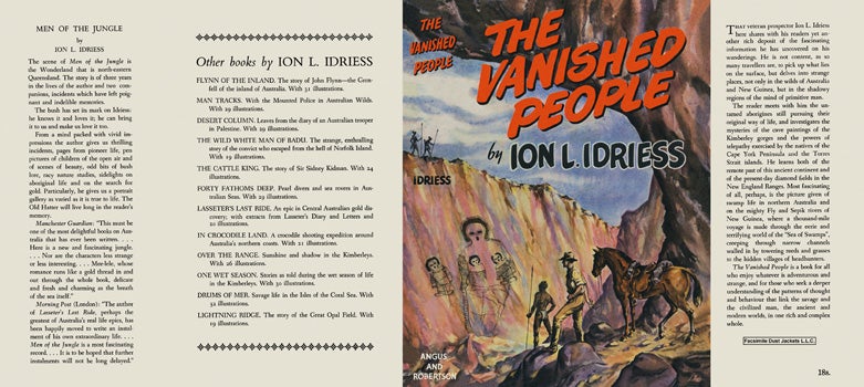 Item #30196 Vanished People, The. Ion L. Idriess.