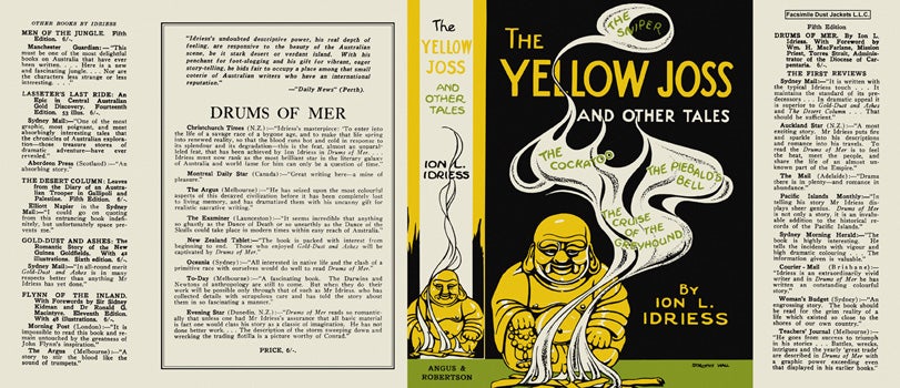 Item #30199 Yellow Joss and Other Tales, The. Ion L. Idriess.