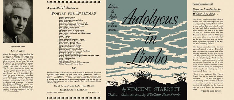 Item #3020 Autolycus in Limbo. Vincent Starrett