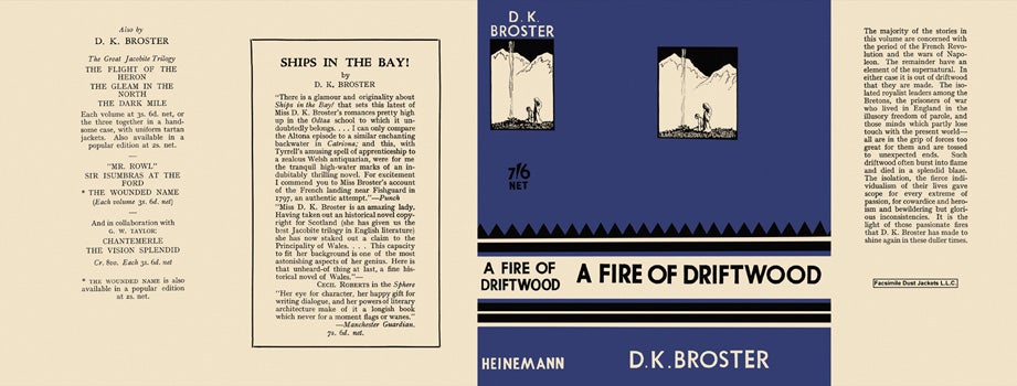 Item #30233 Fire of Driftwood, A. D. K. Broster