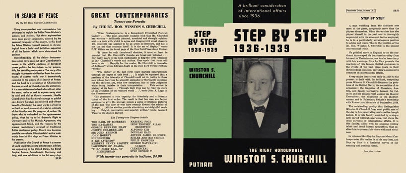 Item #30239 Step by Step, 1936-1939. Winston S. Churchill