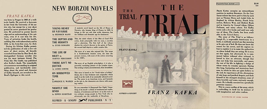 Item #30274 Trial, The. Franz Kafka