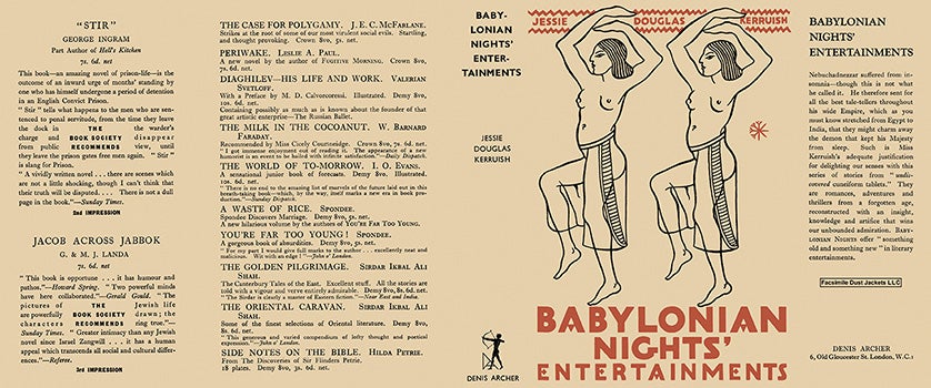 Item #30277 Babylonian Nights' Entertainments. Jessie Douglas Kerruish