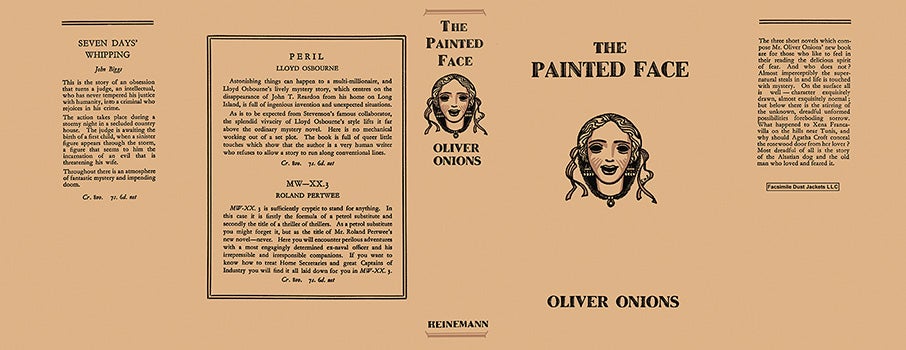 Item #30304 Painted Face, The. Oliver Onions.