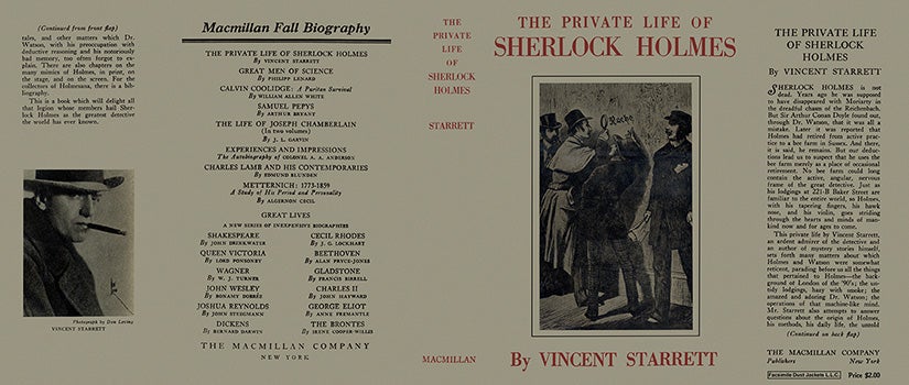 Item #3032 Private Life of Sherlock Holmes, The. Vincent Starrett