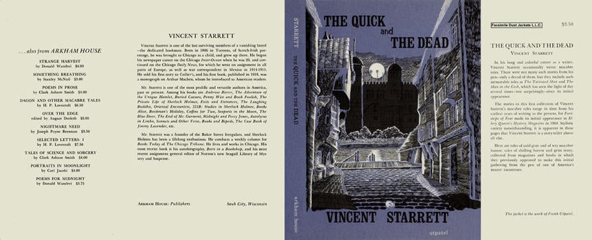 Item #3033 Quick and the Dead, The. Vincent Starrett