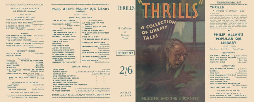Item #30409 Thrills. Charles Lloyd Birkin, Anthology.