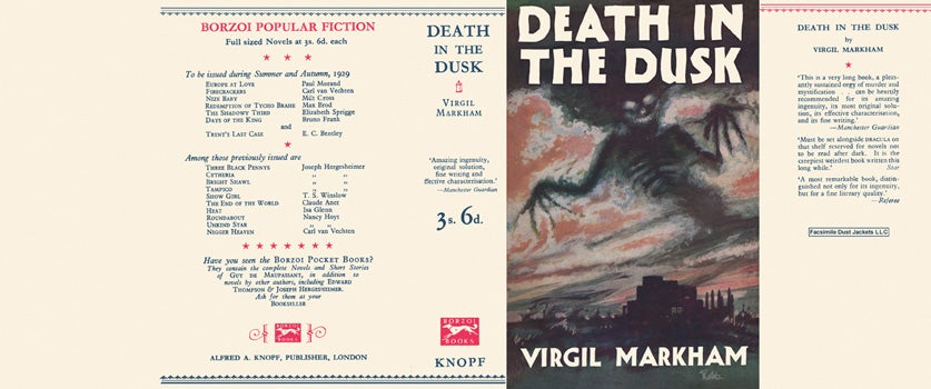 Item #30419 Death in the Dusk. Virgil Markham