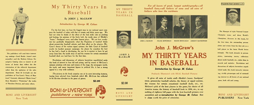 Item #30420 My Thirty Years in Baseball. John J. McGraw