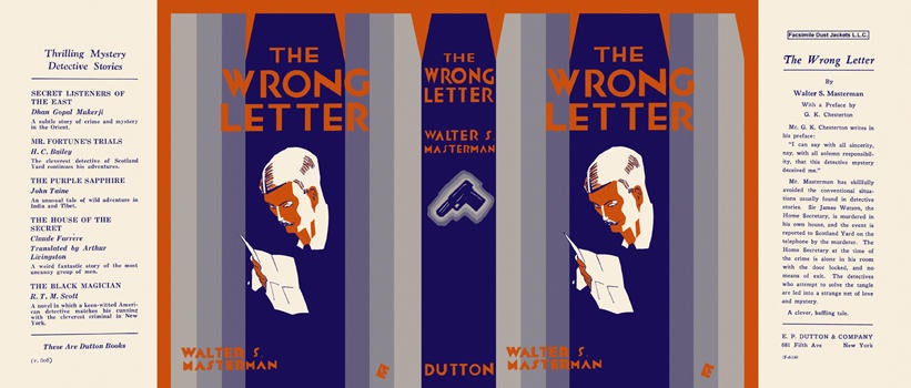 Item #3044 Wrong Letter, The. Walter S. Masterman